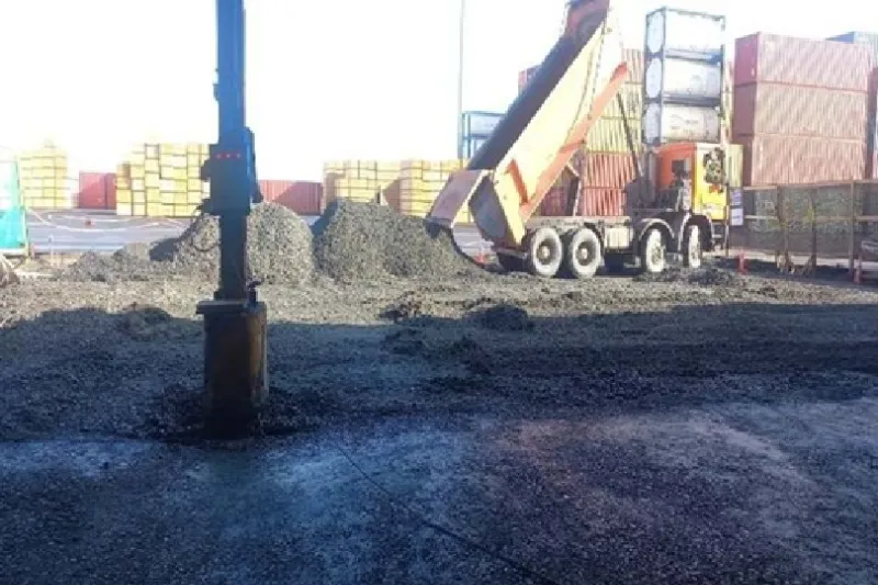 Repavimentación de Taller Mecánico Bodega 7, Puerto Coronel - imagen 2