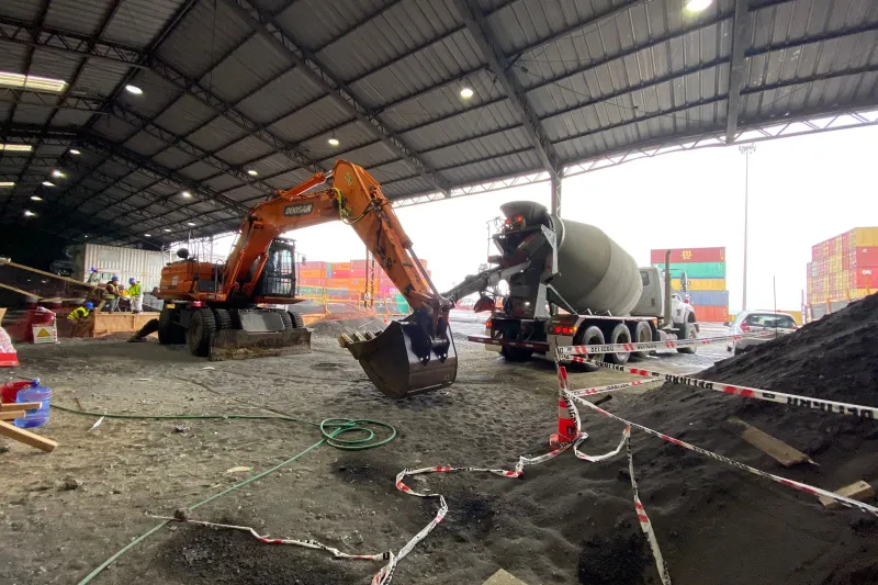 Repavimentación de Taller Mecánico Bodega 7, Puerto Coronel - imagen 6